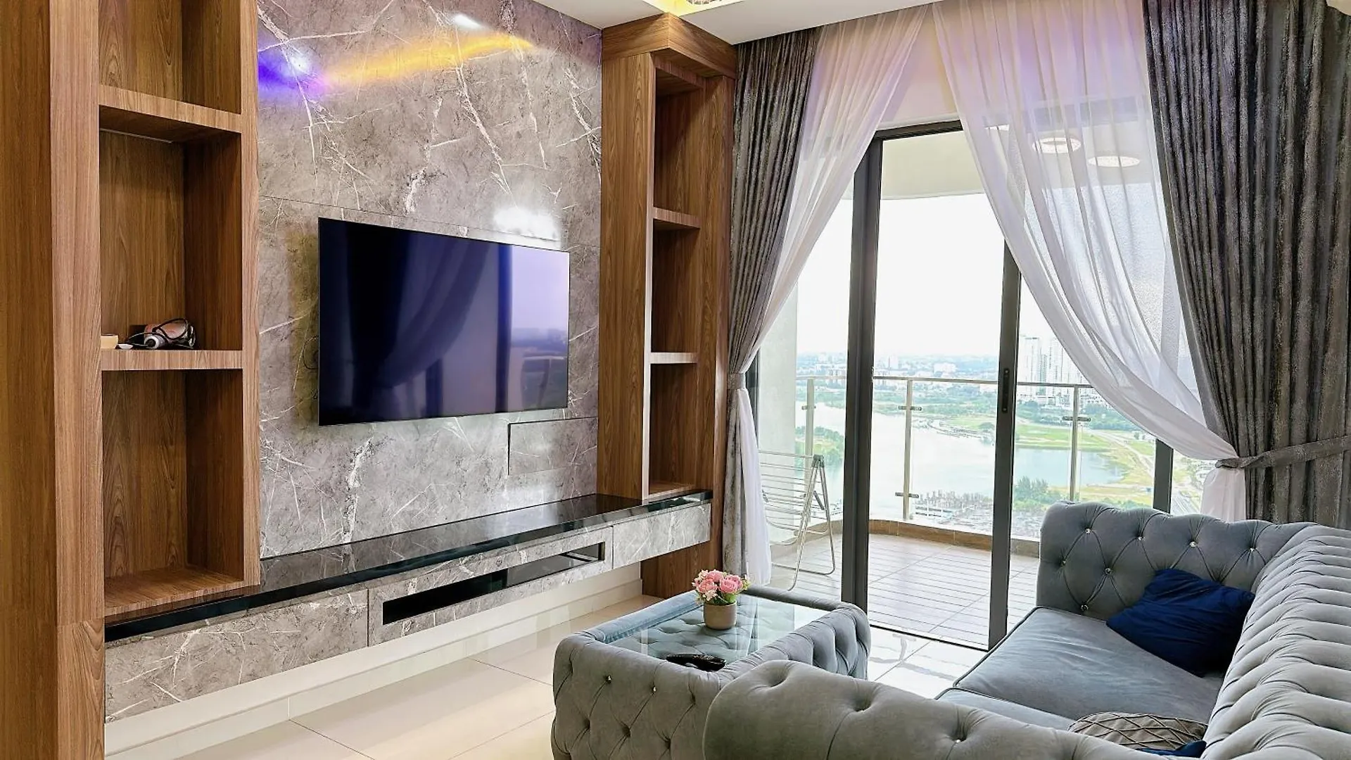 아파트 Country Garden Danga Bay By Cactus Homestay Thm 조호르 바루