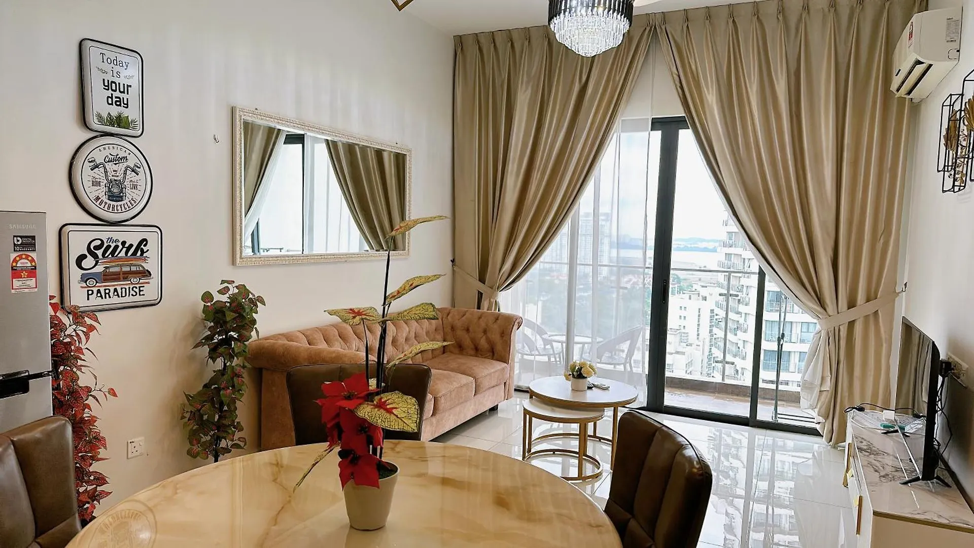 아파트 Country Garden Danga Bay By Cactus Homestay Thm 조호르 바루